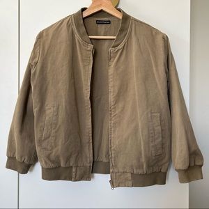 Brandy Melville 100% Cotton Bomber Jacket